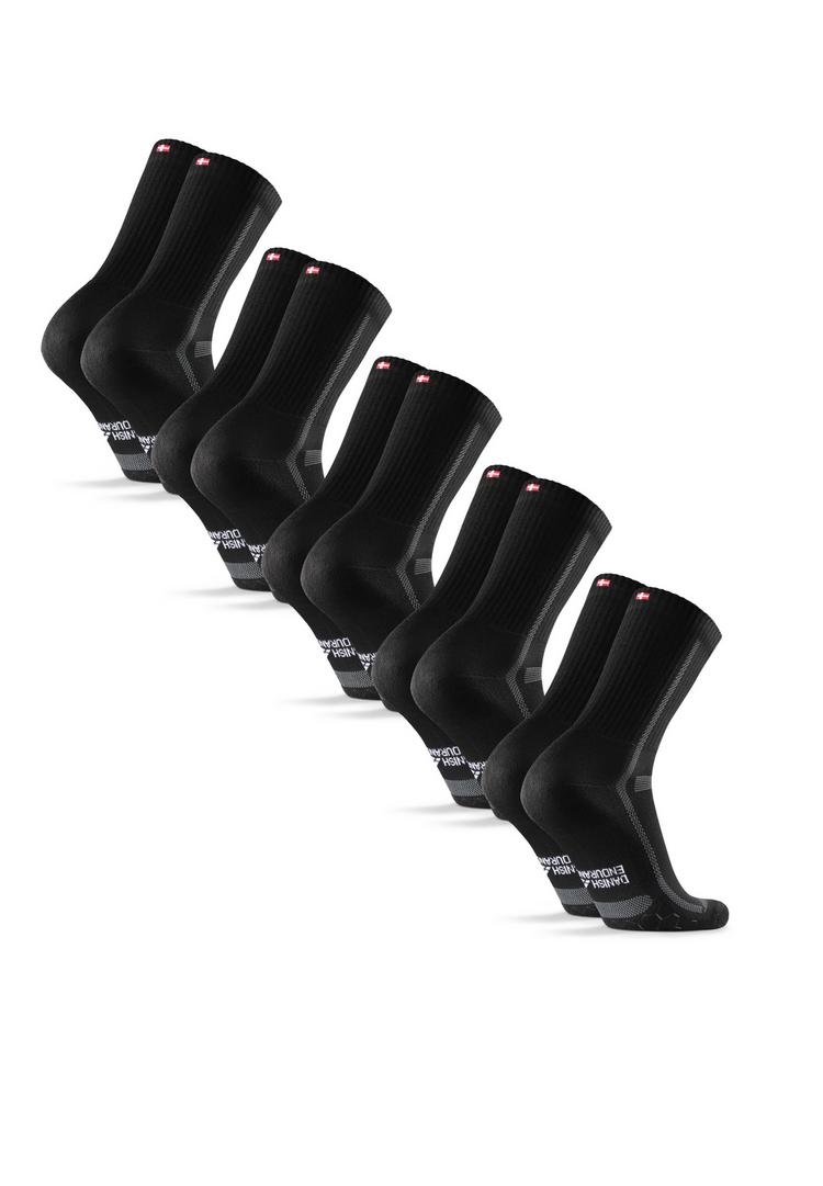 DANISH ENDURANCE DANISH ENDURANCE Long Distance Crew Socken - Black/Grey - 0 | SportScheck