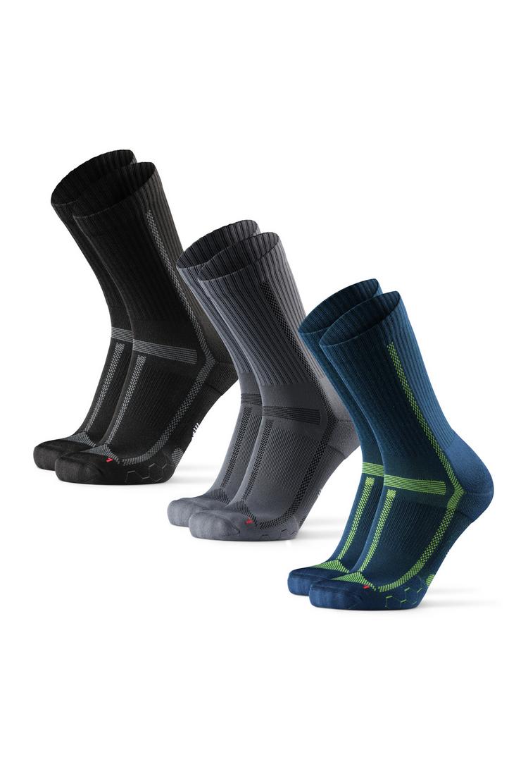 DANISH ENDURANCE DANISH ENDURANCE Long Distance Crew Socken - black/grey/navy - 0 | SportScheck