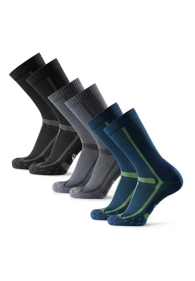 DANISH ENDURANCE DANISH ENDURANCE Long Distance Crew Socken - black/grey/navy - 1 | SportScheck