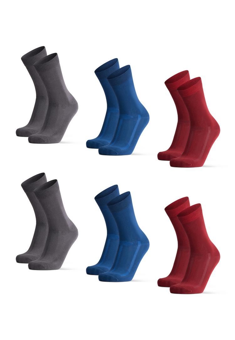 DANISH ENDURANCE DANISH ENDURANCE Bamboo Business Socken - grey/blue/red - 0 | SportScheck