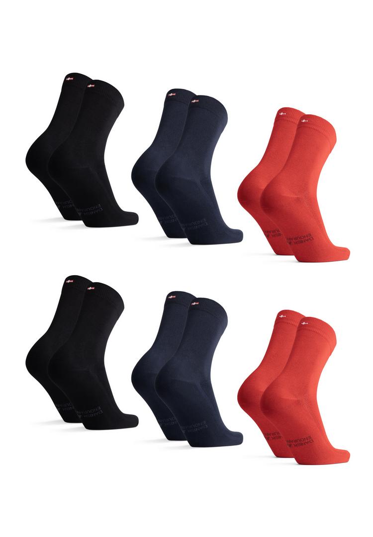 DANISH ENDURANCE DANISH ENDURANCE Bamboo Business Socken - red/black/navy - 0 | SportScheck