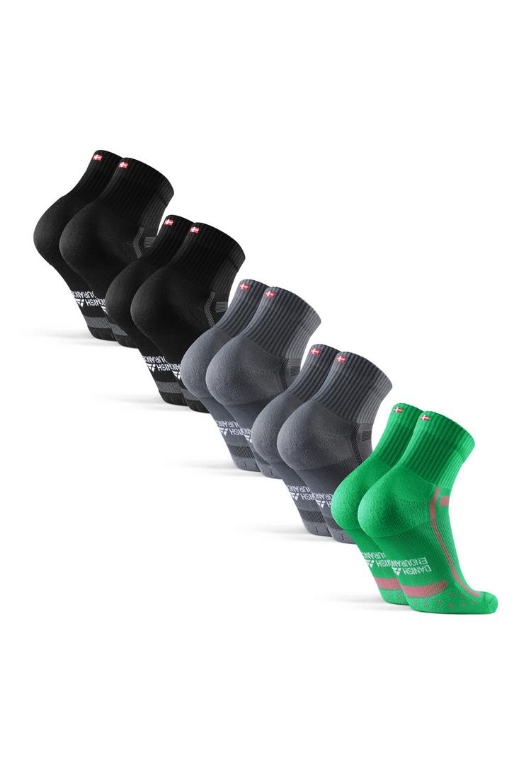 DANISH ENDURANCE DANISH ENDURANCE Long Distance Socken - black/grey/green - 0 | SportScheck