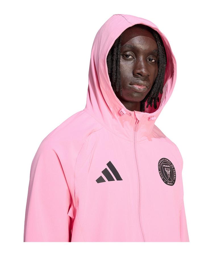 adidas adidas Inter Miami Tiro Travel Jacke Trainingsjacke Herren - rosaschwarz - 1 | SportScheck