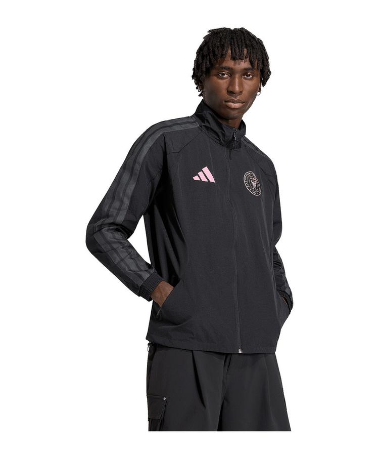 adidas adidas Inter Miami Anthem Jacke Trainingsjacke Herren - schwarzrosa - 3 | SportScheck