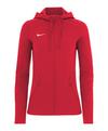 Nike Team Training Kapuzenjacke Damen Trainingsjacke Damen - rot