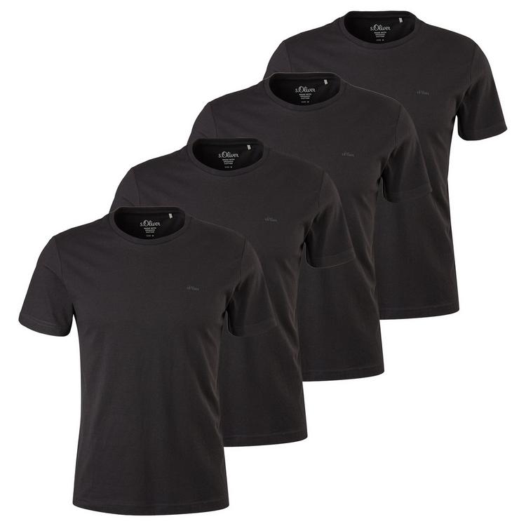 S.OLIVER S.OLIVER T-Shirt T-Shirt Herren - Schwarz - 0 | SportScheck