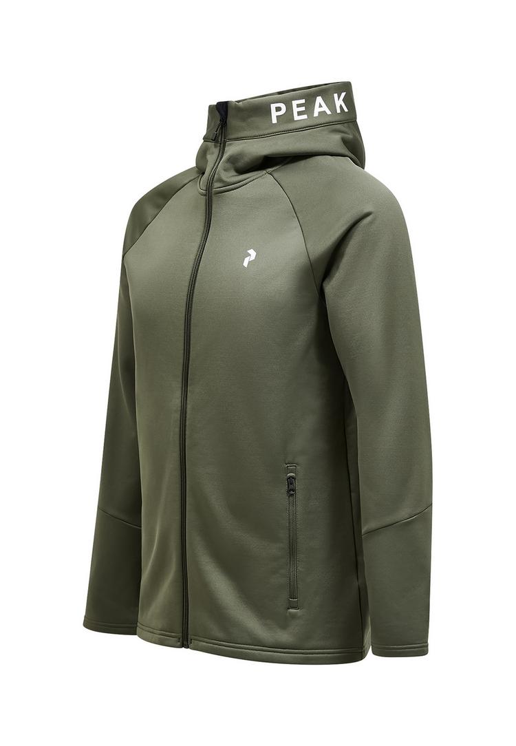 Peak Performance Peak Performance M Rider Zip Hood Fleecejacke Herren - olive - 0 | SportScheck