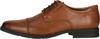 Clarks Tilden Cap Halbschuhe Herren - 5234 Dark Tan Lea