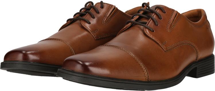 Clarks Clarks Tilden Cap Halbschuhe Herren - 5234 Dark Tan Lea - 1 | SportScheck