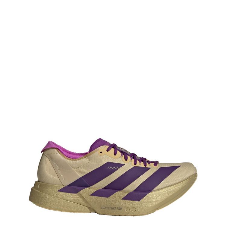 adidas adidas ADIZERO ADIOS PRO 4 SCHUH Laufschuhe Damen - Sand / Rich Purple / Gold Metallic - 0 | SportScheck