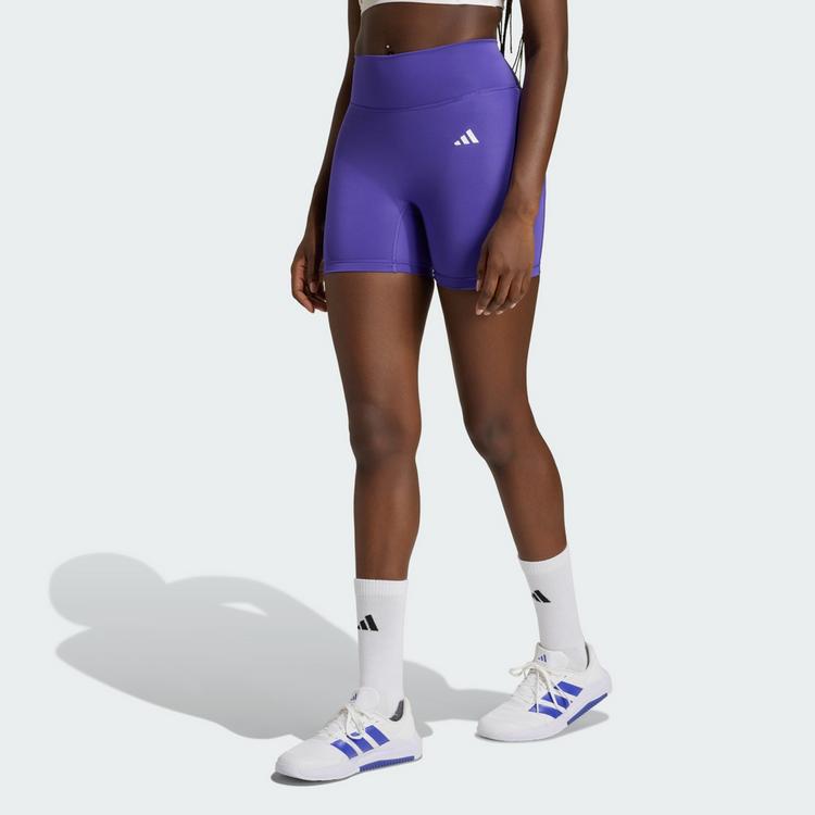adidas adidas Optime Essentials Workout kurze Leggings Tights Damen - Pure Purple - 0 | SportScheck