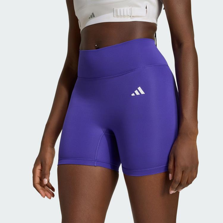 adidas adidas Optime Essentials Workout kurze Leggings Tights Damen - Pure Purple - 0 | SportScheck