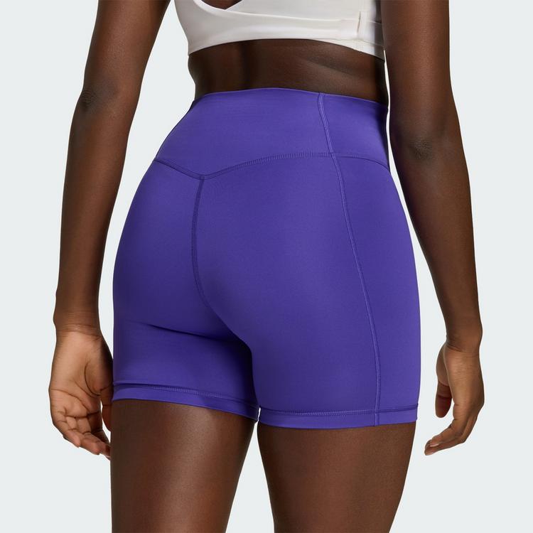 adidas adidas Optime Essentials Workout kurze Leggings Tights Damen - Pure Purple - 1 | SportScheck