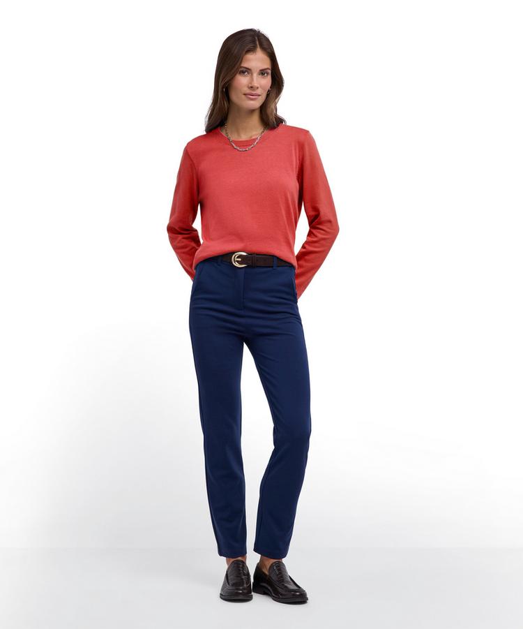 Falke Falke Cotton Crew Neck Strickpullover Damen - rust (8404) - 1 | SportScheck