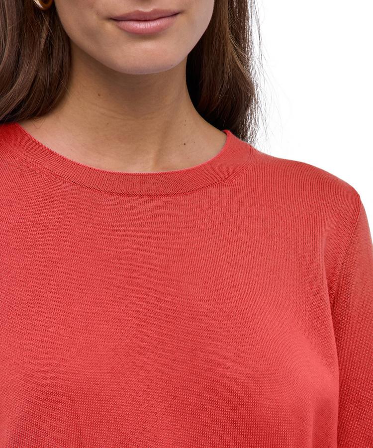 Falke Falke Cotton Crew Neck Strickpullover Damen - rust (8404) - 3 | SportScheck