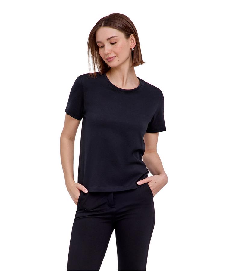 Falke Falke Crew Neck T-Shirt Damen - black (3000) - 0 | SportScheck