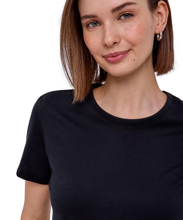 Falke Falke Crew Neck T-Shirt Damen - black (3000) - 3 | SportScheck