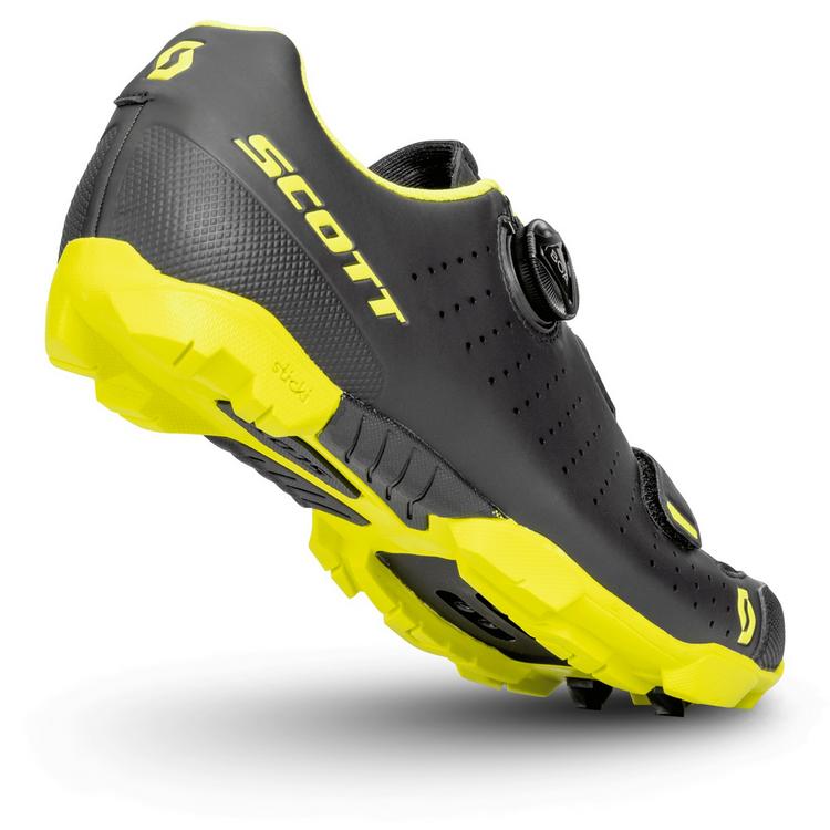 SCOTT SCOTT Radschuh Mountainbike Comp Boa Fahrradschuhe Herren - matt black/sulphur yellow - 5 | SportScheck