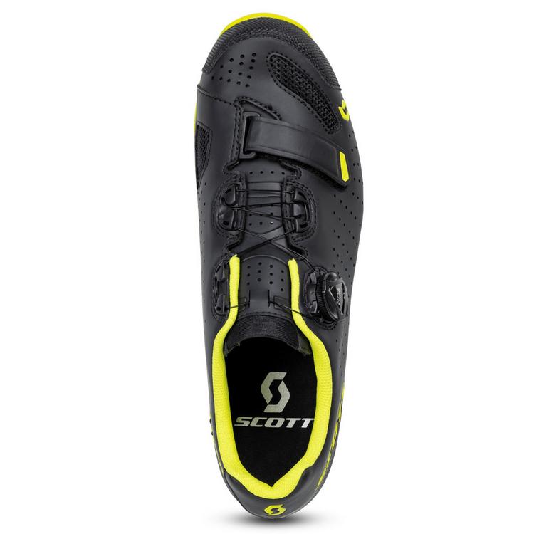 SCOTT SCOTT Radschuh Mountainbike Comp Boa Fahrradschuhe Herren - matt black/sulphur yellow - 8 | SportScheck
