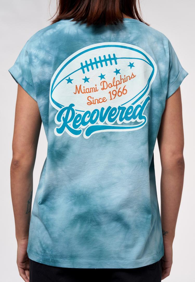Re:Covered Re:Covered NFL Dolphins Printshirt Damen - Aqua Tie-Dye - 0 | SportScheck