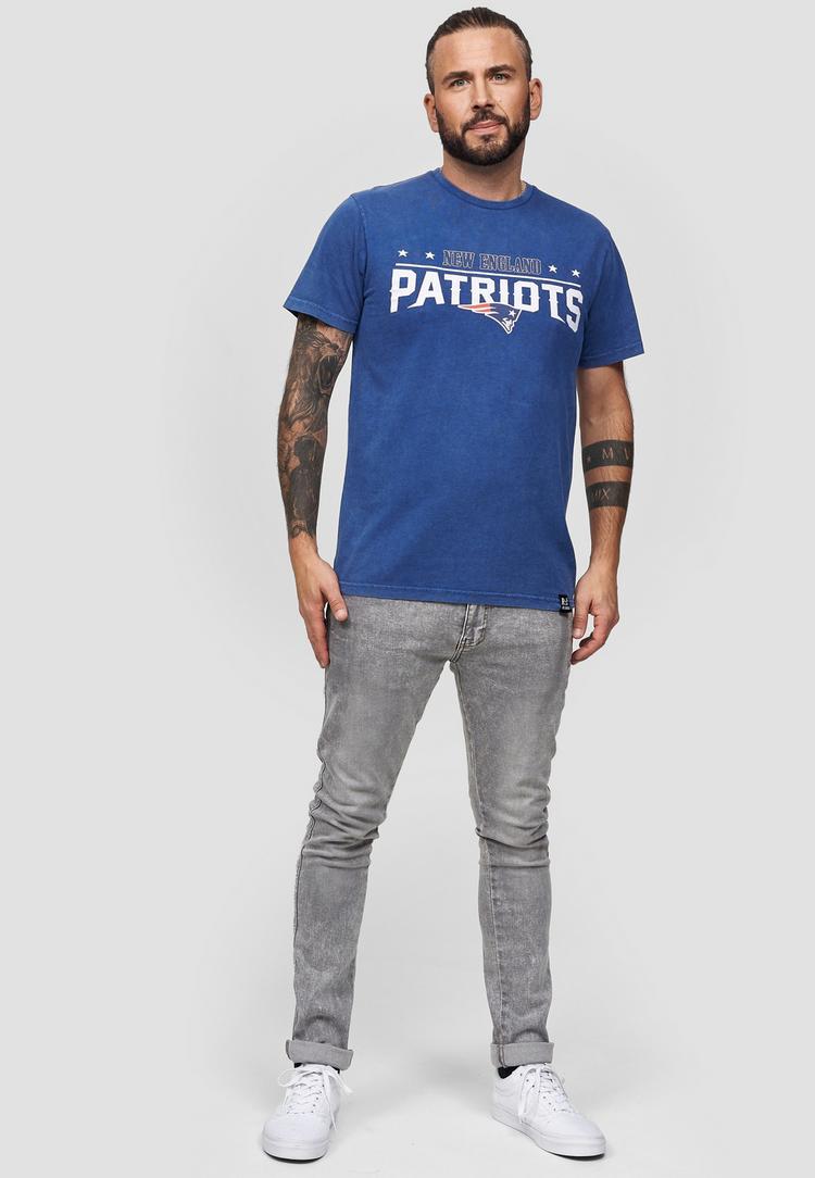 Re:Covered Re:Covered NFL New England Patriots Printshirt Herren - Blau - 1 | SportScheck