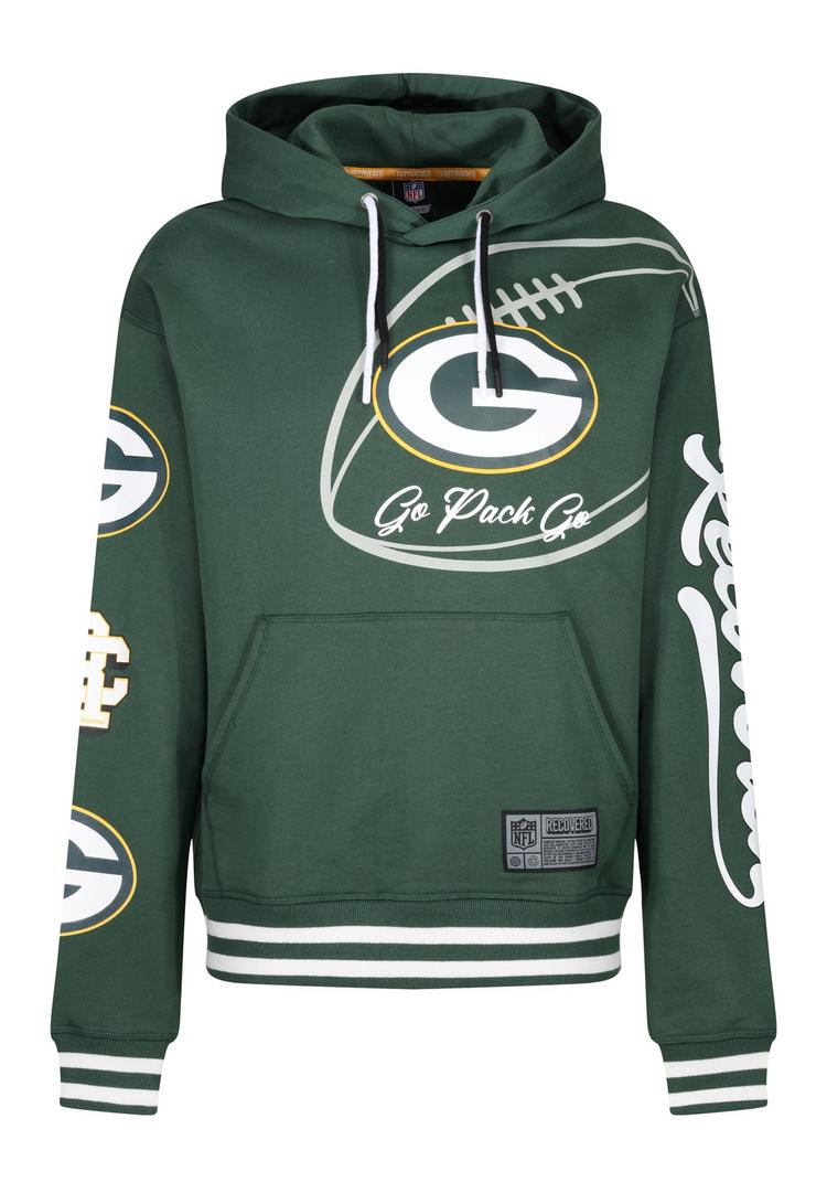 Re:Covered Re:Covered NFL Packers Go Pack Go Hoodie Herren - Green - 0 | SportScheck