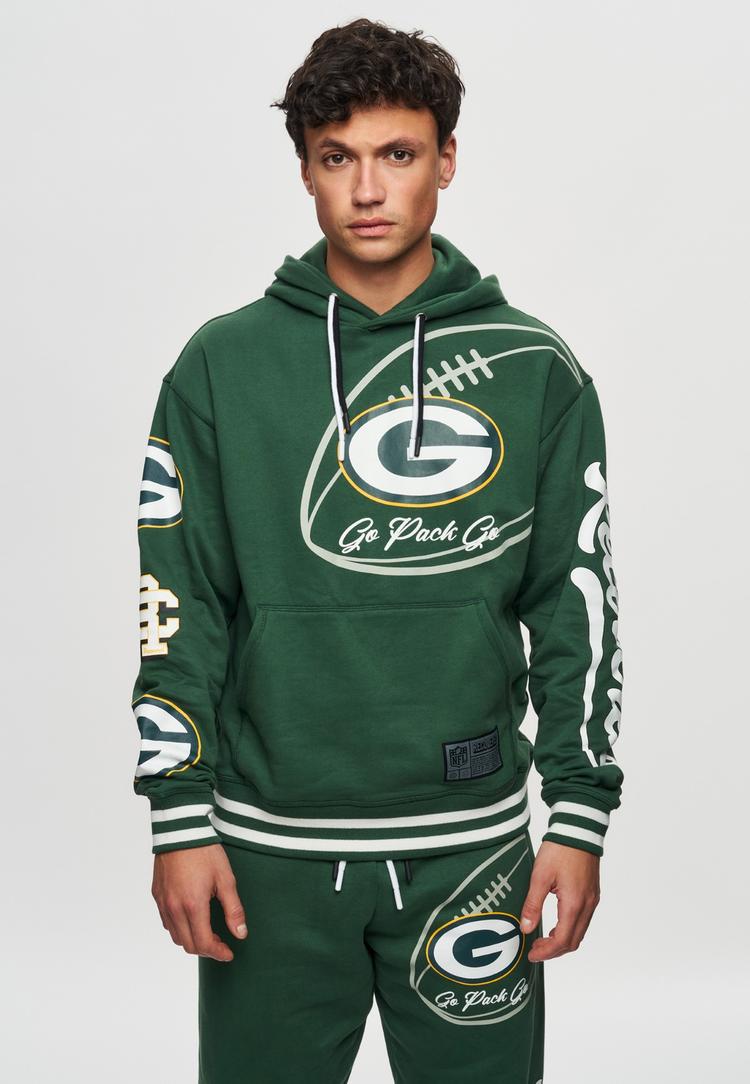 Re:Covered Re:Covered NFL Packers Go Pack Go Hoodie Herren - Green - 0 | SportScheck