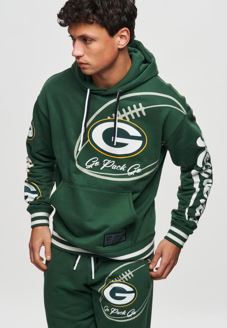 Re:Covered Re:Covered NFL Packers Go Pack Go Hoodie Herren - Green - 1 | SportScheck