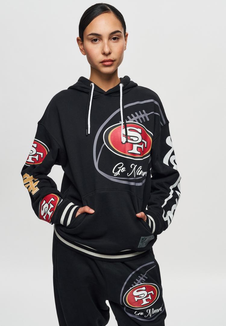 Re:Covered Re:Covered NFL 49ERS Go Niner Hoodie Herren - Black - 2 | SportScheck