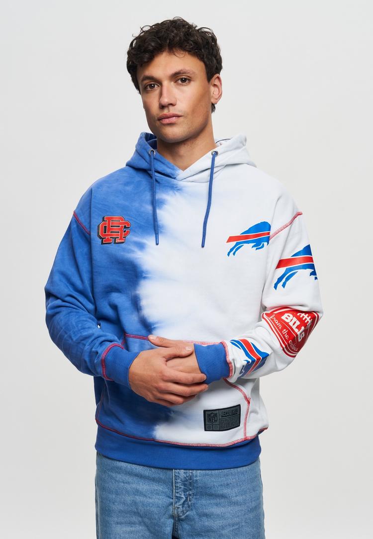 Re:Covered Re:Covered NFL Bills Ink Dye Effect On Hoodie Herren - Navy - 1 | SportScheck