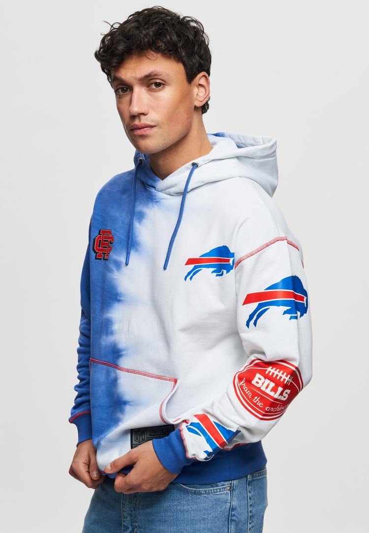 Re:Covered Re:Covered NFL Bills Ink Dye Effect On Hoodie Herren - Navy - 2 | SportScheck