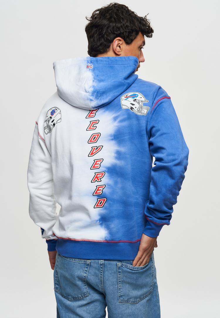 Re:Covered Re:Covered NFL Bills Ink Dye Effect On Hoodie Herren - Navy - 3 | SportScheck