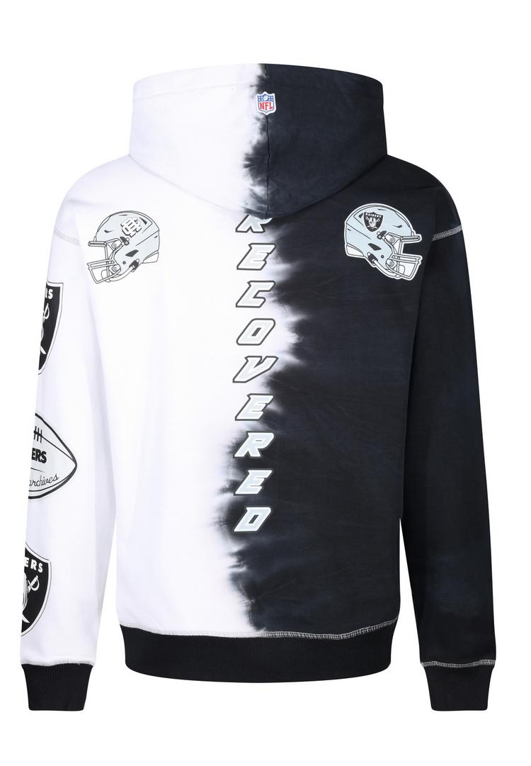 Re:Covered Re:Covered NFL Raiders Ink Dye Effect On Hoodie Herren - Black - 0 | SportScheck