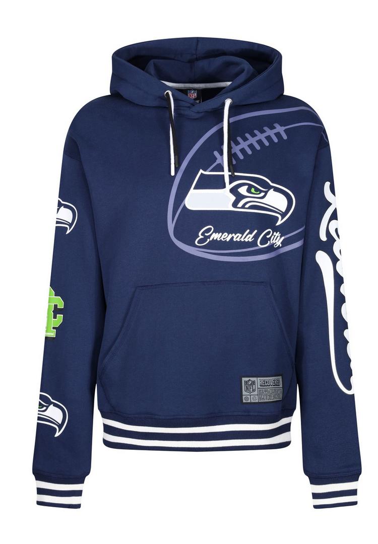 Re:Covered Re:Covered NFL Seahawks Emerald City Hoodie Herren - Navy - 0 | SportScheck