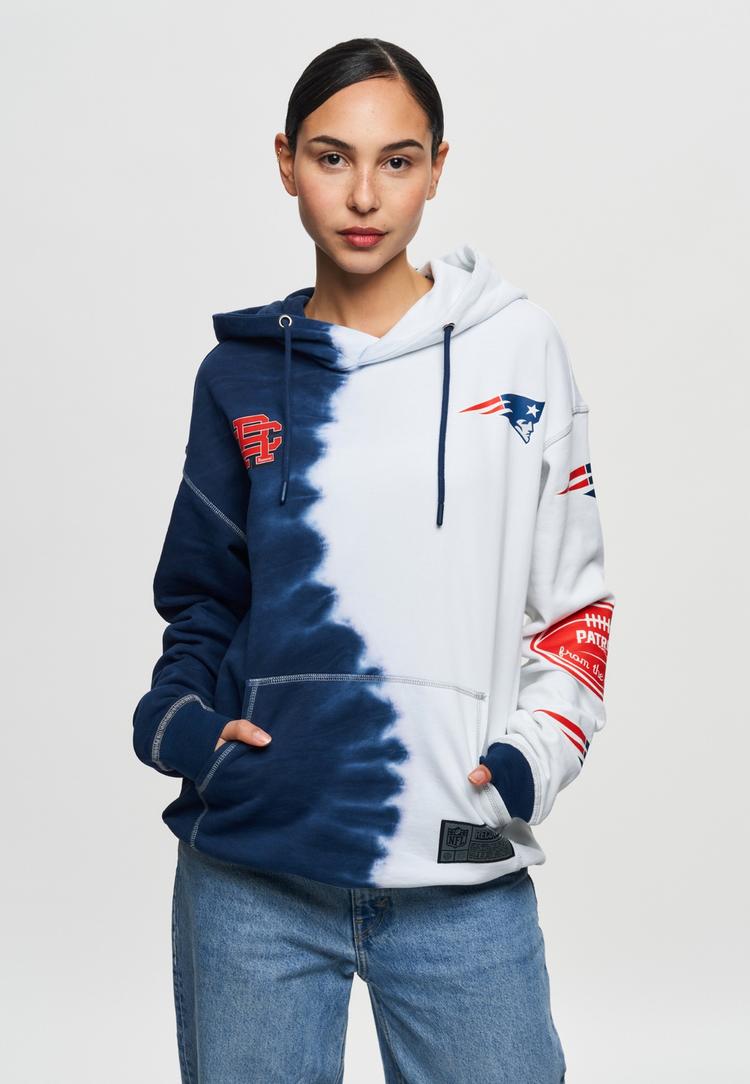 Re:Covered Re:Covered NFL Patriots Ink Dye Effect On Hoodie Herren - Navy - 2 | SportScheck