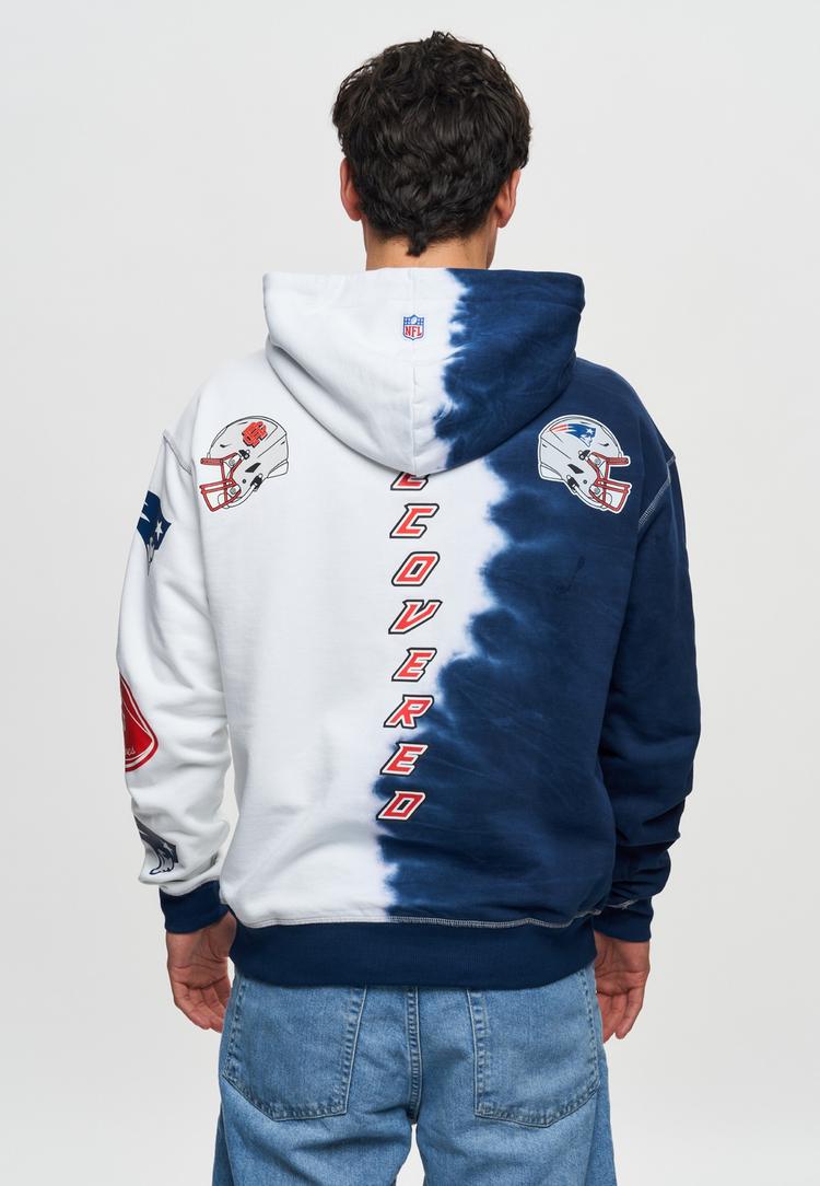 Re:Covered Re:Covered NFL Patriots Ink Dye Effect On Hoodie Herren - Navy - 3 | SportScheck