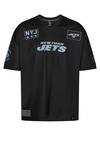 Re:Covered NFL Jets NYJ 60 Oversized Printshirt Herren - Black