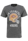 Re:Covered NFL Helmet Print Printshirt Herren - dunkelgrau