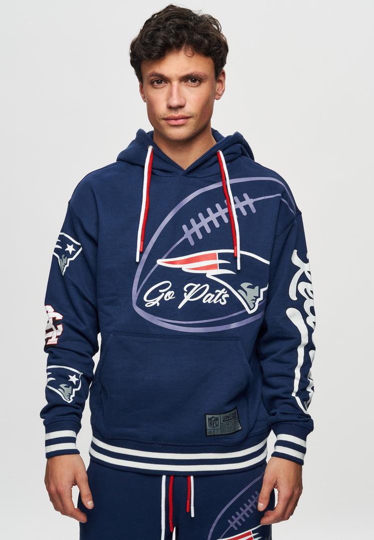 Re:Covered Re:Covered NFL Patriots Go Pats Hoodie Herren - Navy - 0 | SportScheck