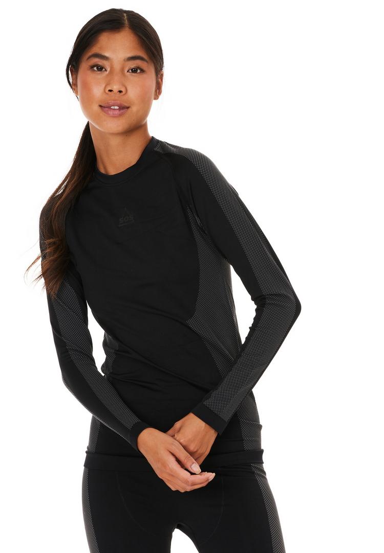 SOS SOS Kalmar Skishirt Damen - 1001 Black - 0 | SportScheck