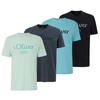 S.OLIVER T-Shirt T-Shirt Herren - T&uuml;rkis/Dunkelgrau/T&uuml;rkis/Schwarz