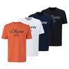 S.OLIVER T-Shirt T-Shirt Herren - Orange/Wei&szlig;/Dunkelblau/Schwarz