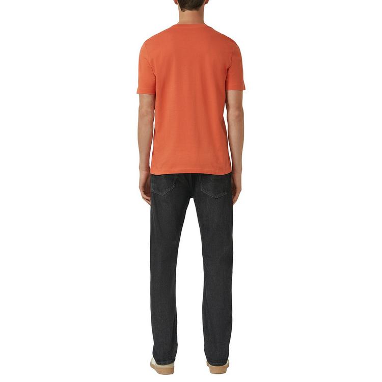 S.OLIVER S.OLIVER T-Shirt T-Shirt Herren - Orange/Wei&szlig;/Dunkelblau/Schwarz - 4 | SportScheck