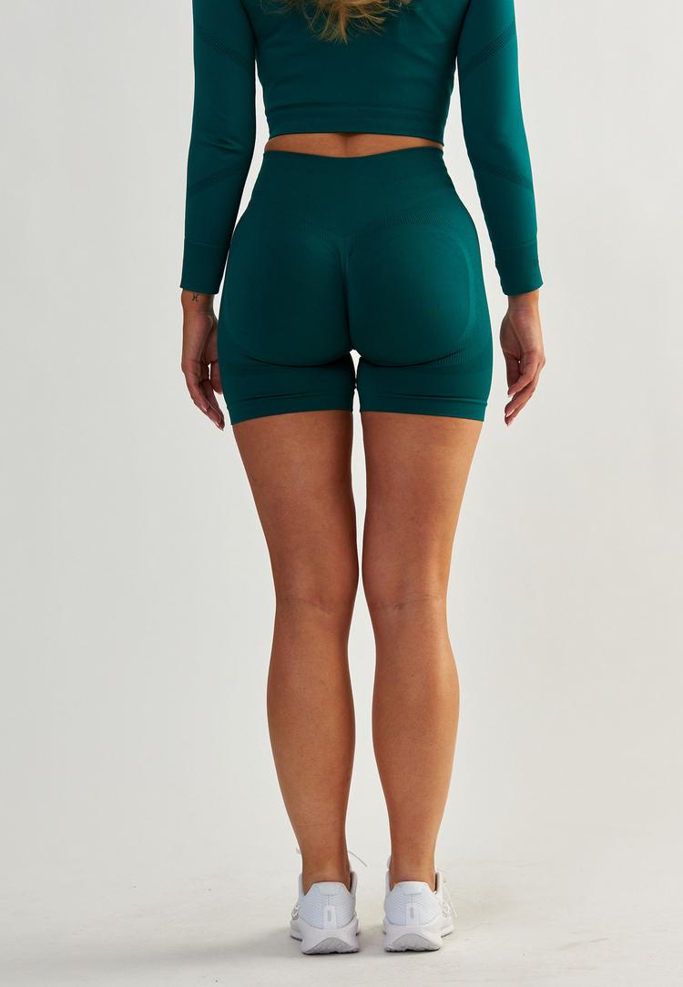 BeShaped BeShaped Power Up! Tights Damen - Dark green - 2 | SportScheck