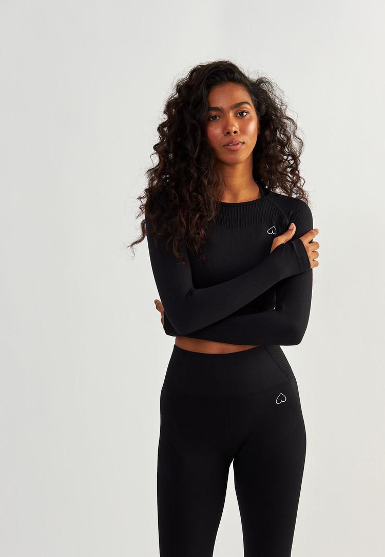 BeShaped BeShaped Femme Force Langarmshirt Damen - Black - 2 | SportScheck