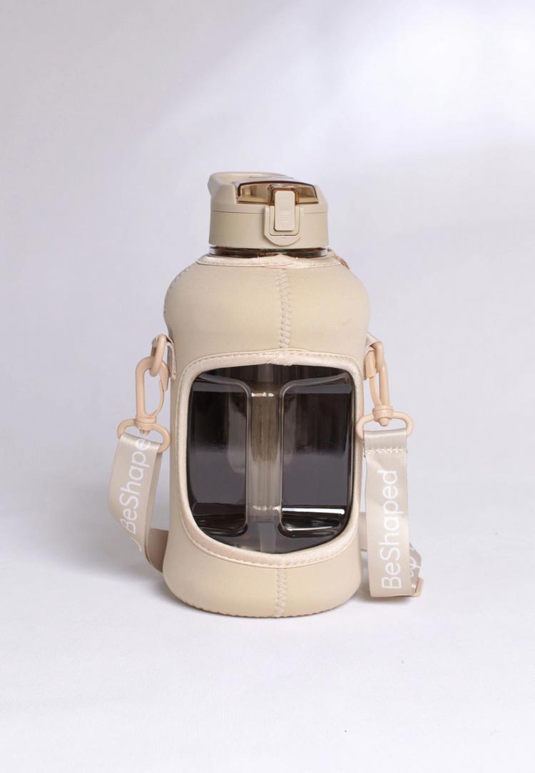 BeShaped BeShaped Waterfles met tas Trinkflasche - Beige - 0 | SportScheck