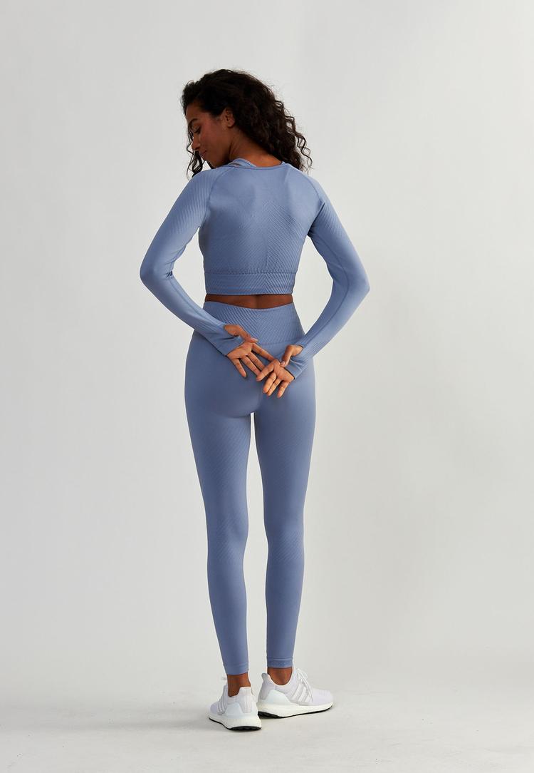 BeShaped BeShaped Femme Force Langarmshirt Damen - Light Blue - 4 | SportScheck