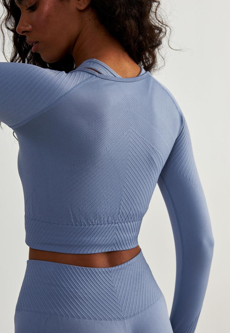 BeShaped BeShaped Femme Force Langarmshirt Damen - Light Blue - 0 | SportScheck