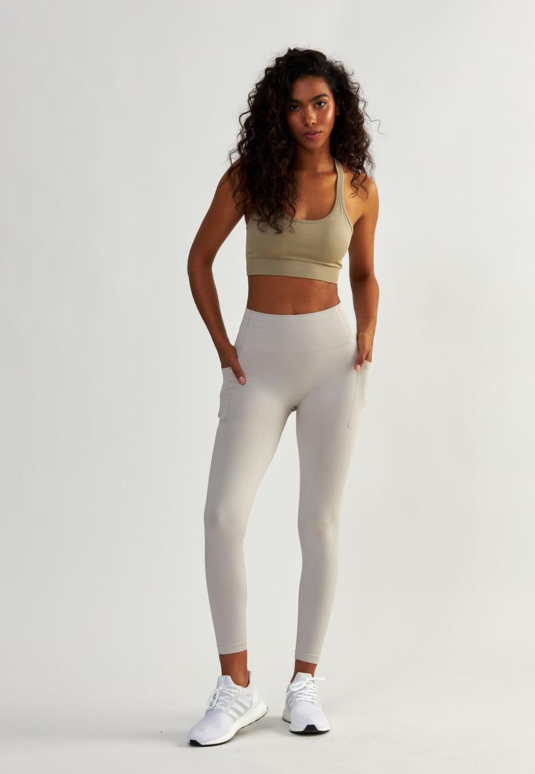 BeShaped BeShaped Lift Me Up Tights Damen - Light Grey - 1 | SportScheck