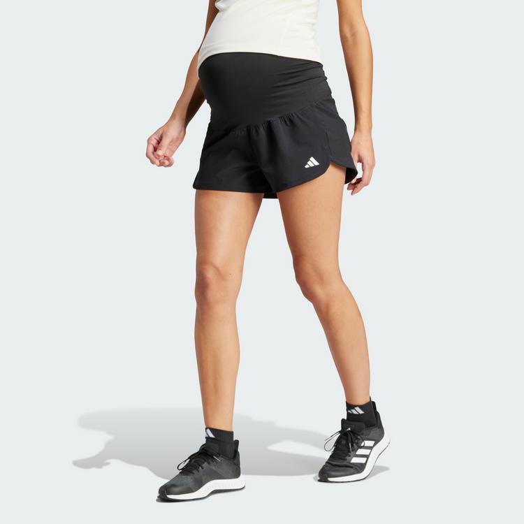 adidas adidas Pacer Woven Stretch Training Shorts &ndash; Funktionsshorts Damen - Black / White - 0 | SportScheck